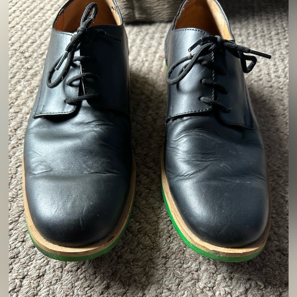 JD Fisk.. Black Oxfords/ Green Soles.. Used. Men’s 10.5 - Picture 3 of 7